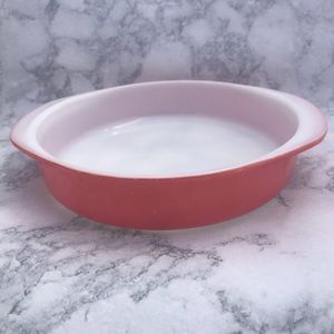 Vintage Pyrex 8” Pink Round Baking Pie/Cake Dish